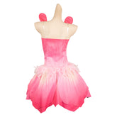 Movie Barbie: Fairytopia Elina Pink Petal Set Cosplay Costume Outfits Halloween Carnival Suit